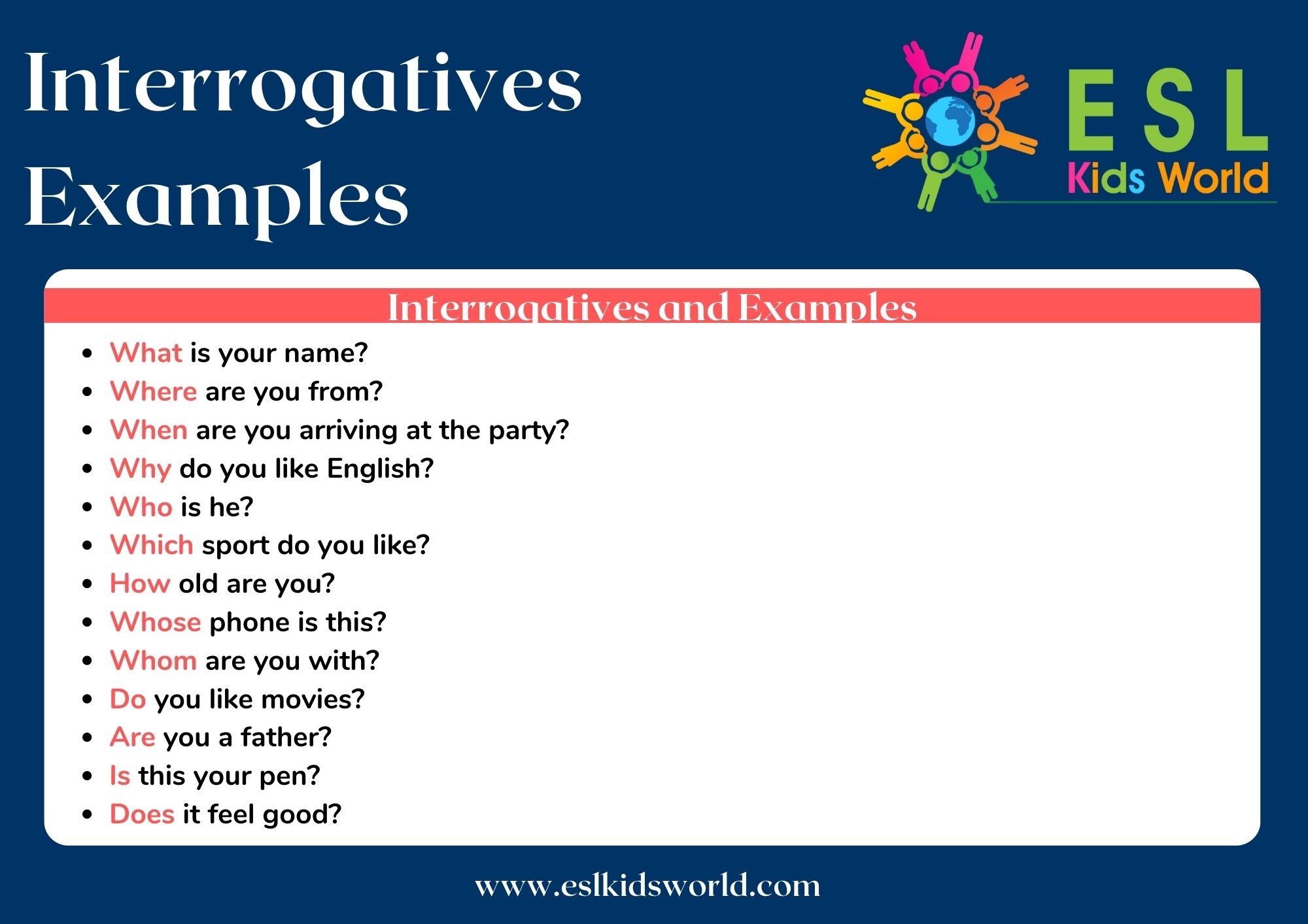 speech interrogative sentence